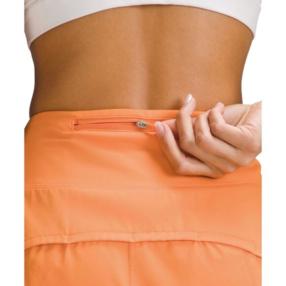 Lululemon Speed Up High-Rise Short 4" *Long Lit Orange - Picture 7 of 8